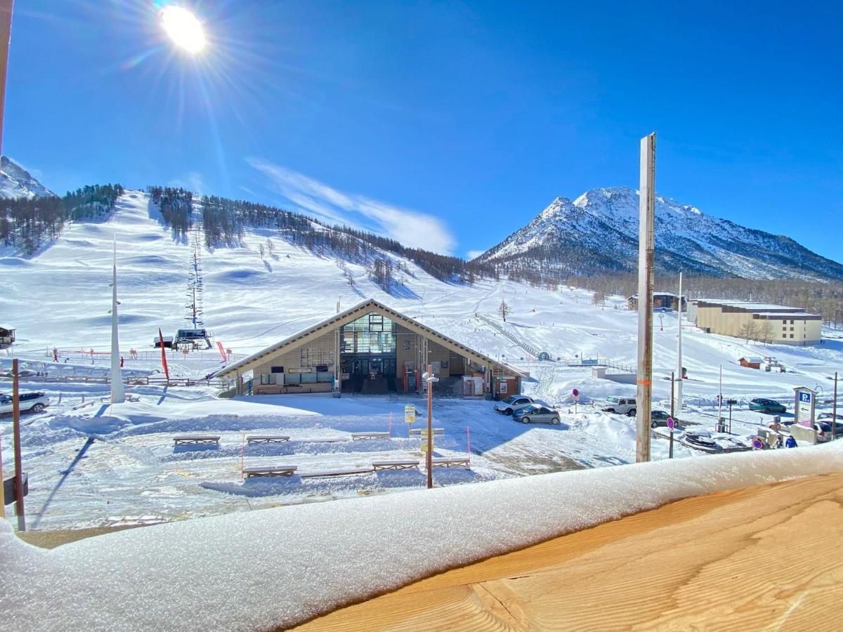 Le Janus, Pied Des Pistes, 2 Garages, Terrasse Avec Sauna Montgenevre Exterior photo