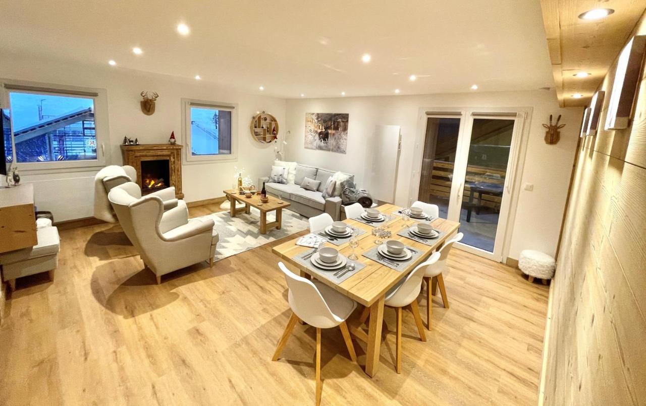 Le Janus, Pied Des Pistes, 2 Garages, Terrasse Avec Sauna Montgenevre Exterior photo